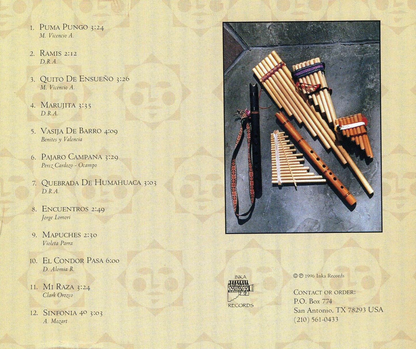 From the Incas..to the World: Andean Symphony Vol. 1 [Audio CD] - Very Good