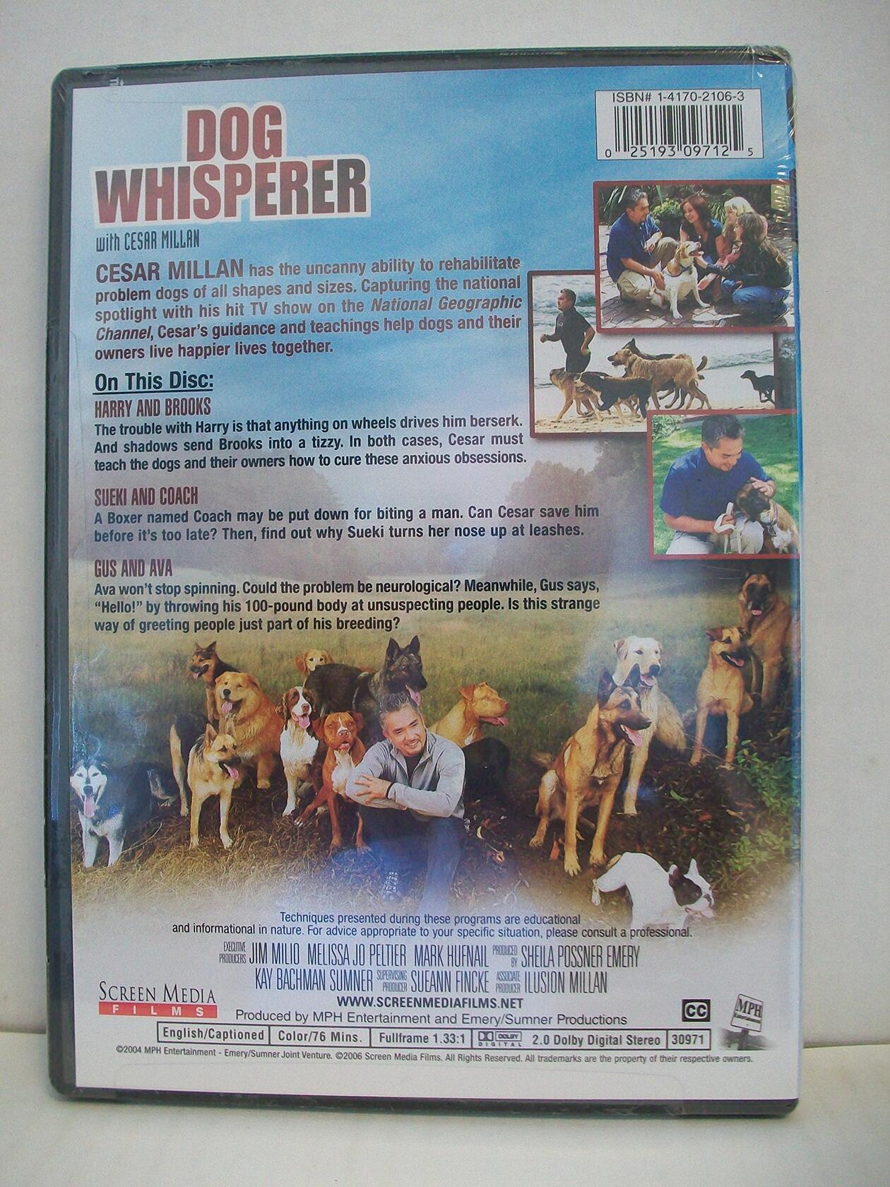 Screen Media DVD "Dog Whisperer" 3 Exciting Episodes(Coach,Brooks & AVA) [DVD... [Unknown Binding] J.K.Rowling