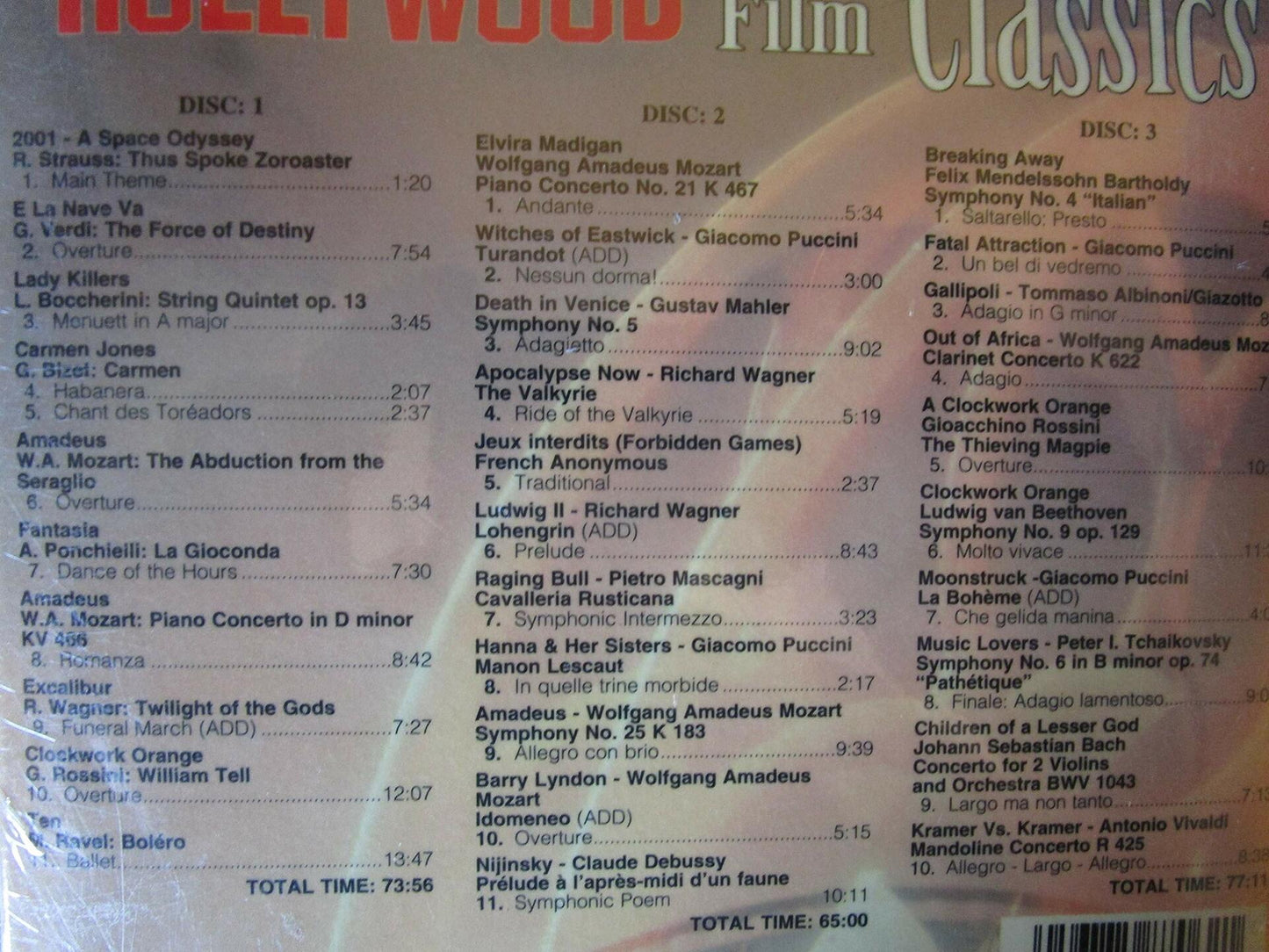 Hollywood Film Classics [Audio CD]