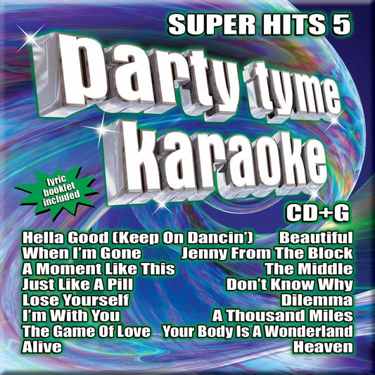 KARAOKE - V5 SUPER HITS: PARTY TYME KARA [Audio CD] KARAOKE - Very Good
