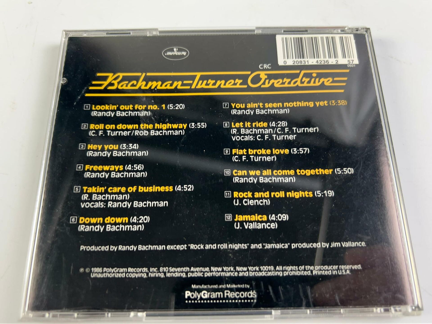The Best of Bachman Turner Overdrive [Audio CD] [Audio CD] - Very Good