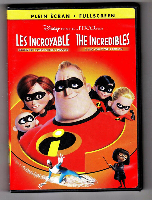 The Incredibles/Les Incroyables (Full Screen) (Quebec Version - English/French) (Bilingual) [DVD] - Very Good