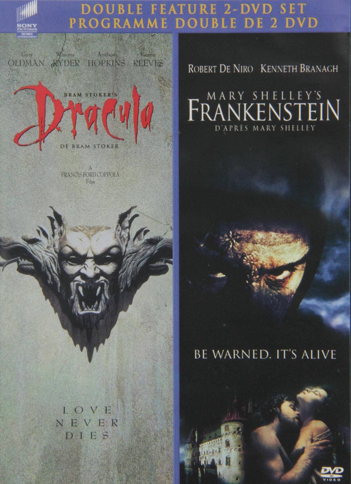 Bram Stoker's Dracula / Mary Shelley's Frankenstein - Set Bilingual [DVD] - Very Good