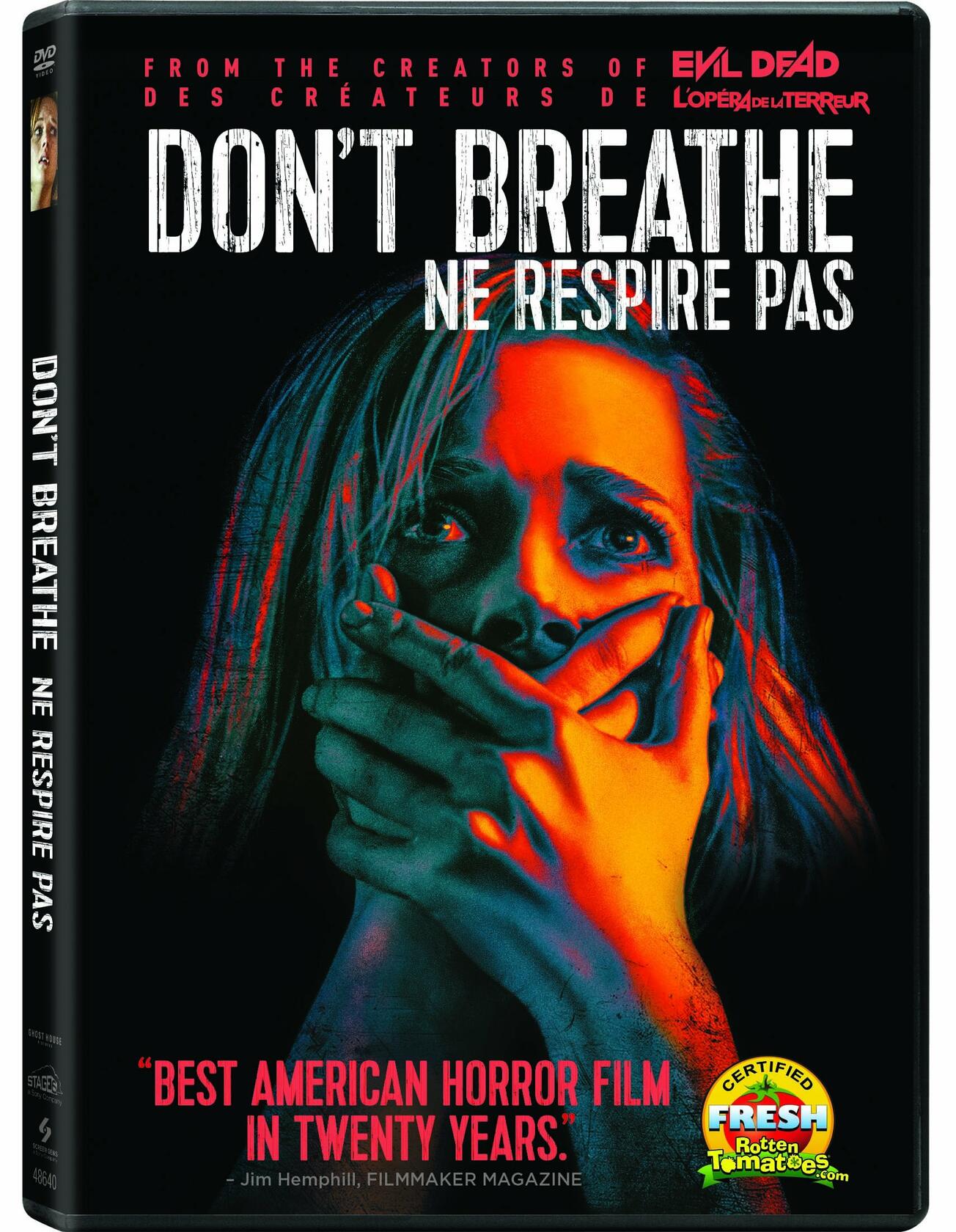 Don't Breathe (Bilingual) [DVD] - Very Good