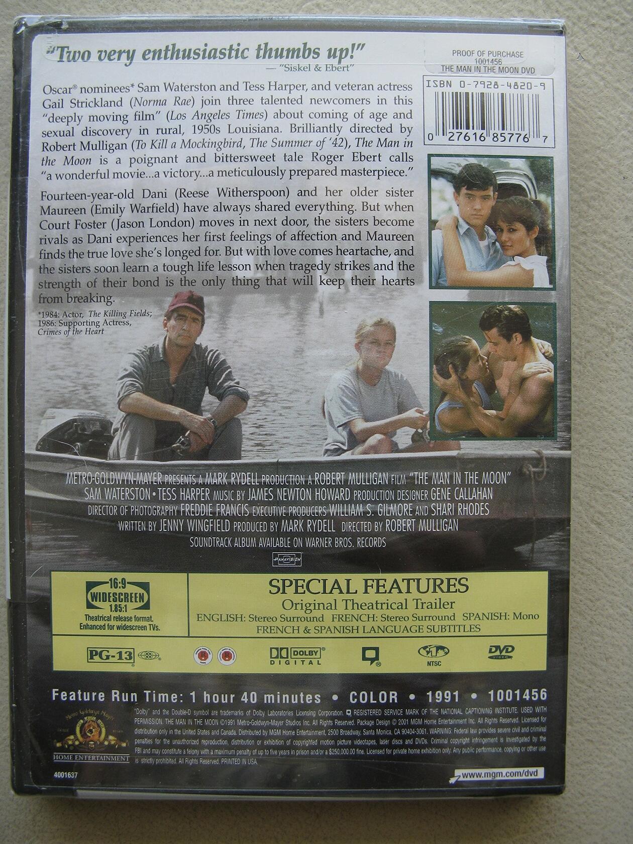 Man in the Moon, the [DVD] - Very Good