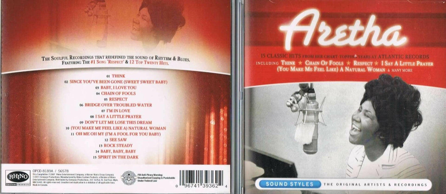 Aretha Franklin - 15 Classic Hits From Her Chart-Topping Years at Atlantic Records [Audio CD] Aretha Franklin - Very Good