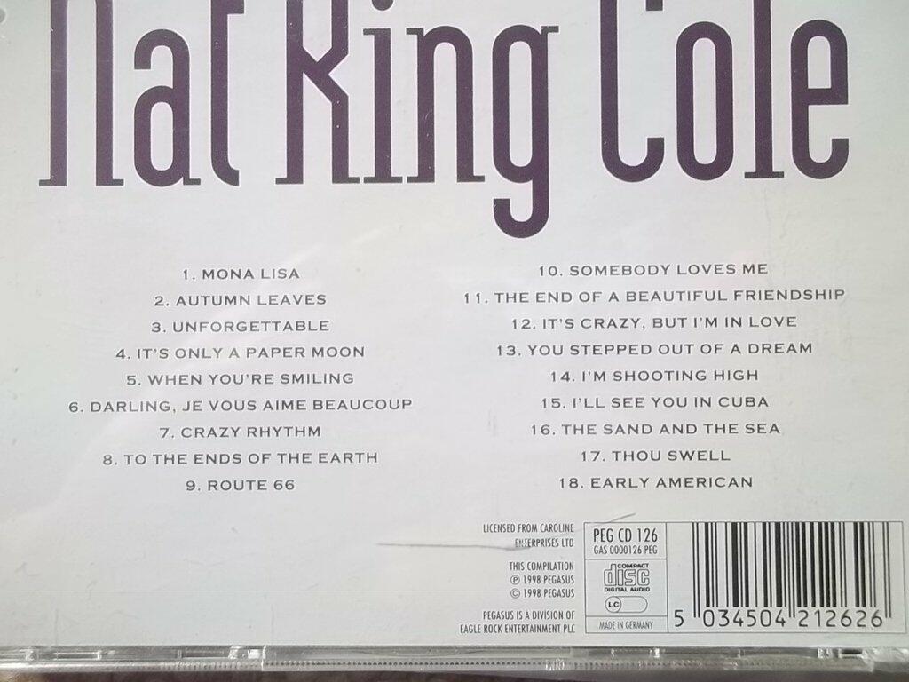 Unforgettable [Audio CD] Nat King Cole - Very Good