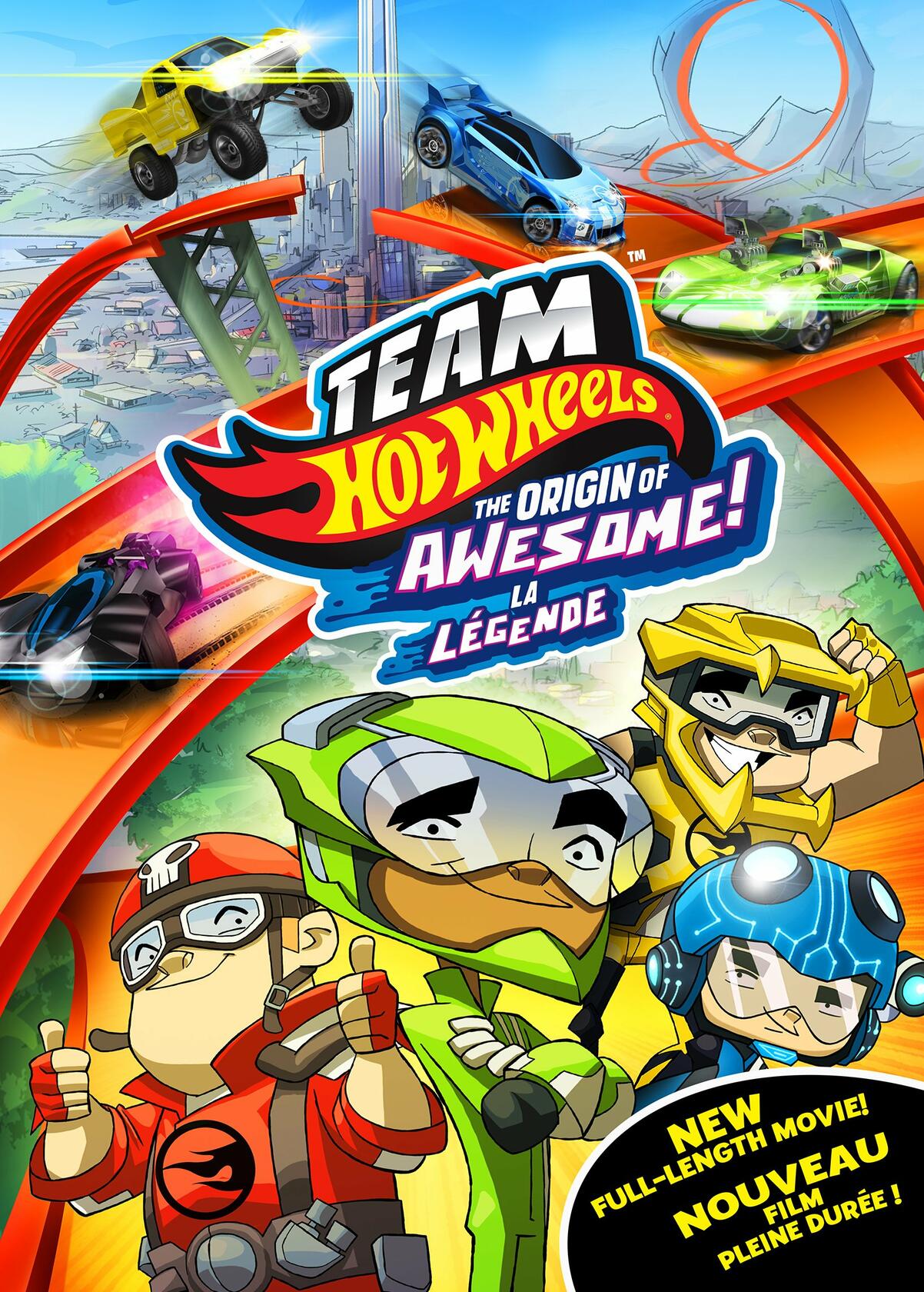 Team Hot Wheels: The Origin of Awesome! / Team Hot Wheels: La Légende (Bilingual) [DVD] - Good