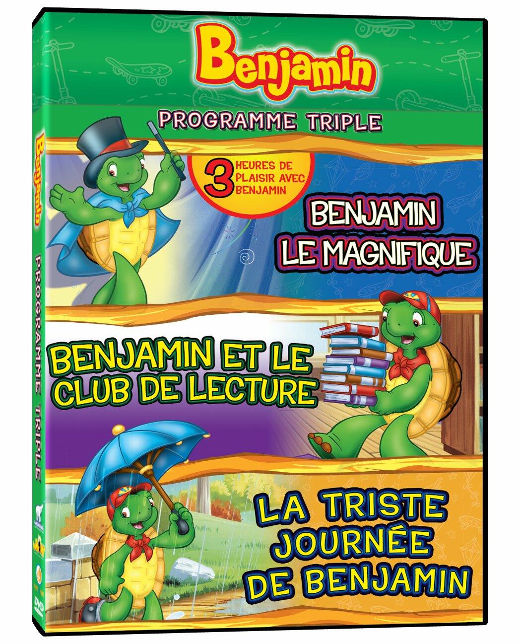 Benjamin Programme Triple - Benjamin le magnifique / Benjamin et le Club de lecture / La triste journée de Benjamin (Version française) - Good