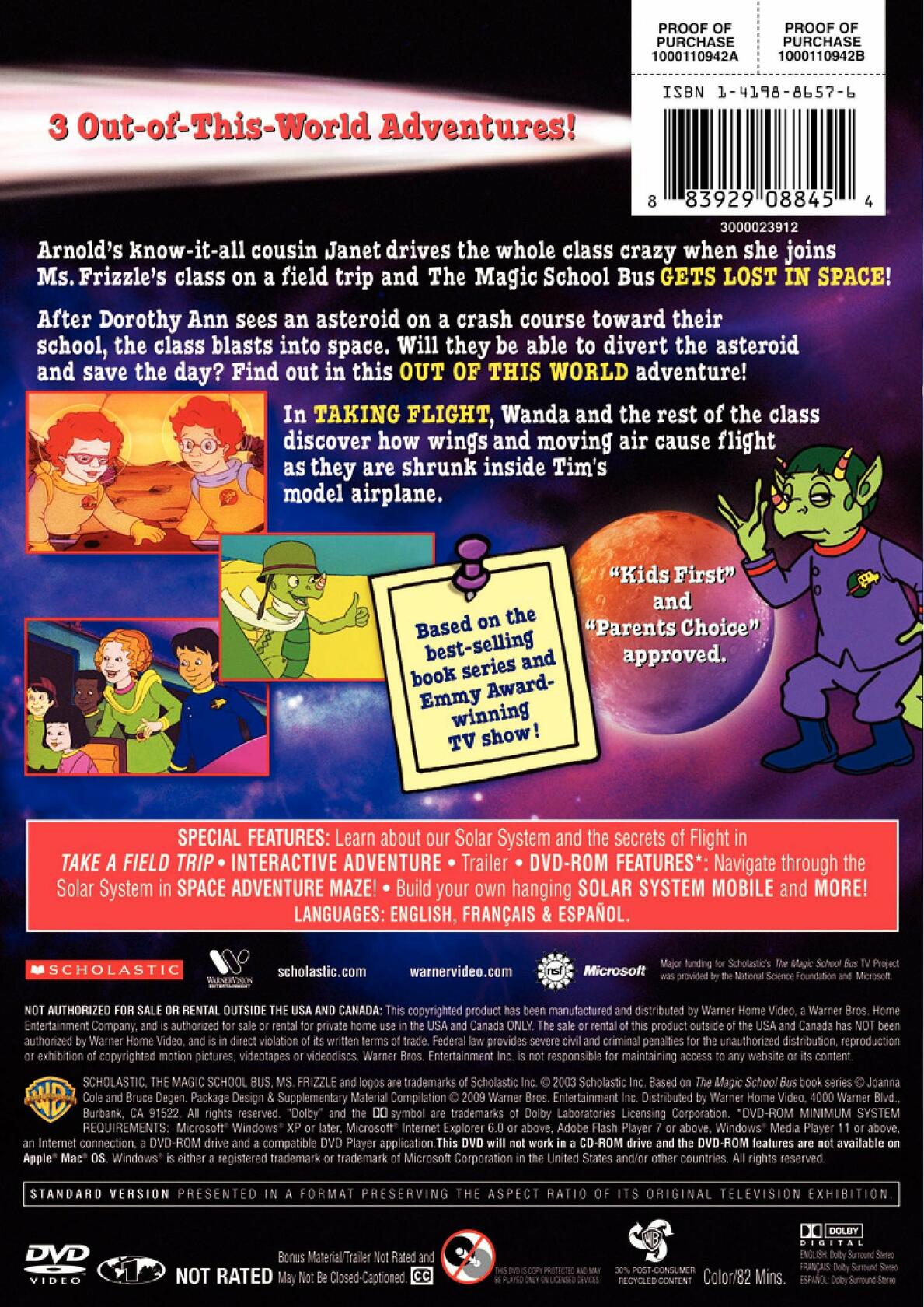 The Magic School Bus: Space Adventures (Bilingual) [Import] [DVD] - Very Good
