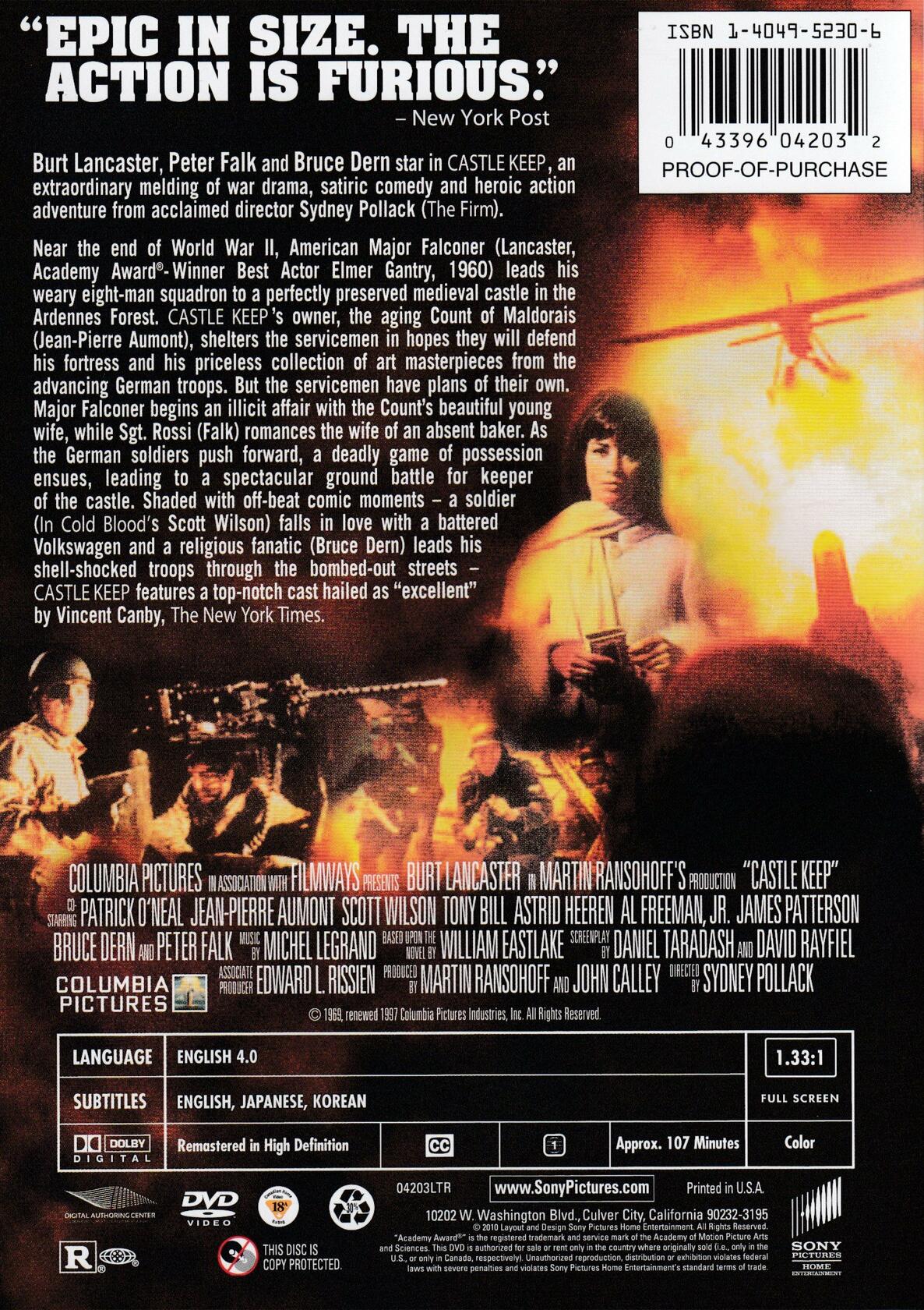 Castle Keep [DVD] - Very Good