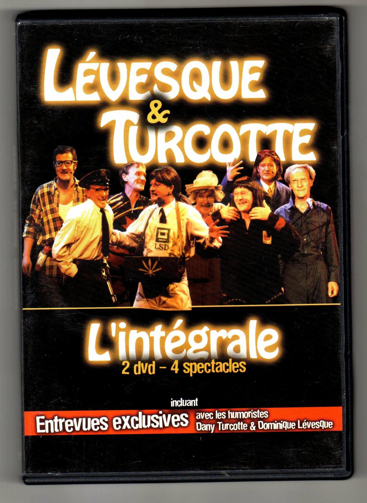 Lévesque et Turcotte : L'intégrale 2DVD- 4 Spéctacles - Very Good
