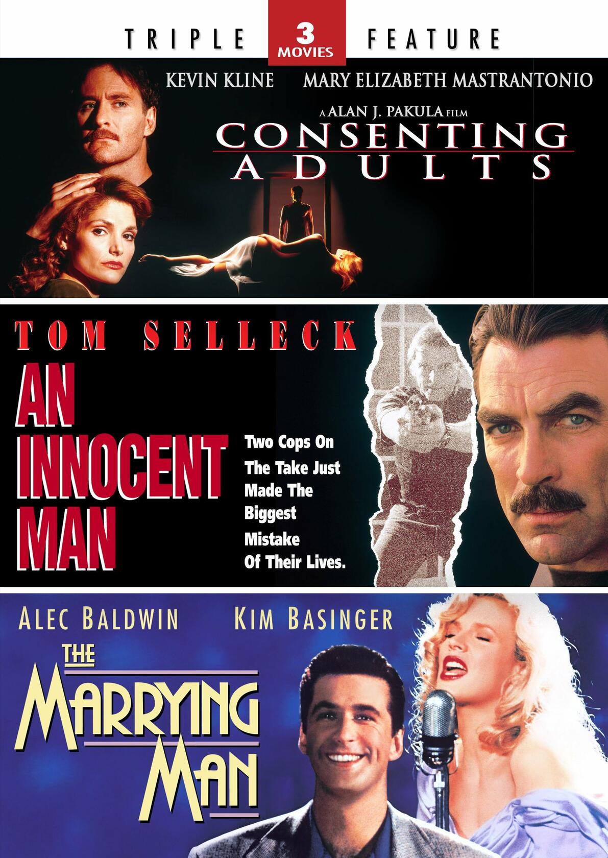 Consenting Adults / An Innocent Man / The Marrying Man [DVD] - Very Good