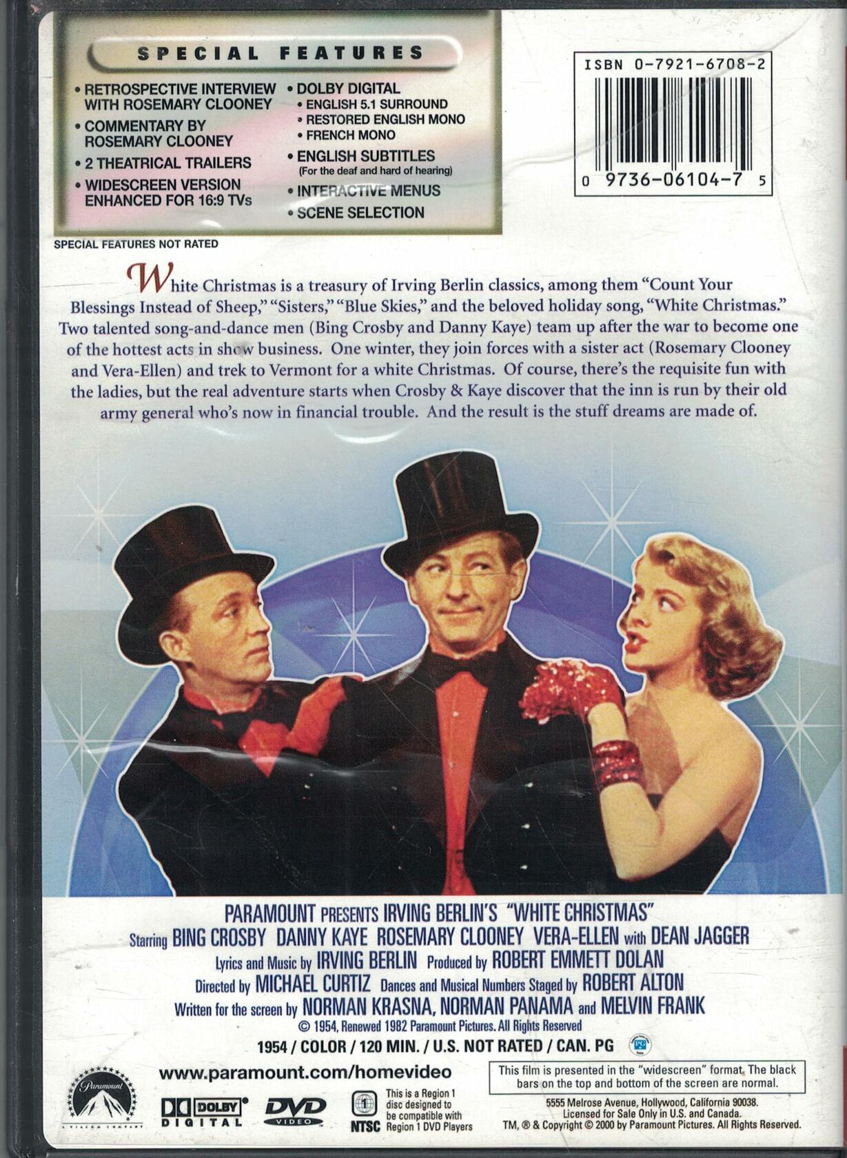 White Christmas (Widescreen) [DVD] - Like New