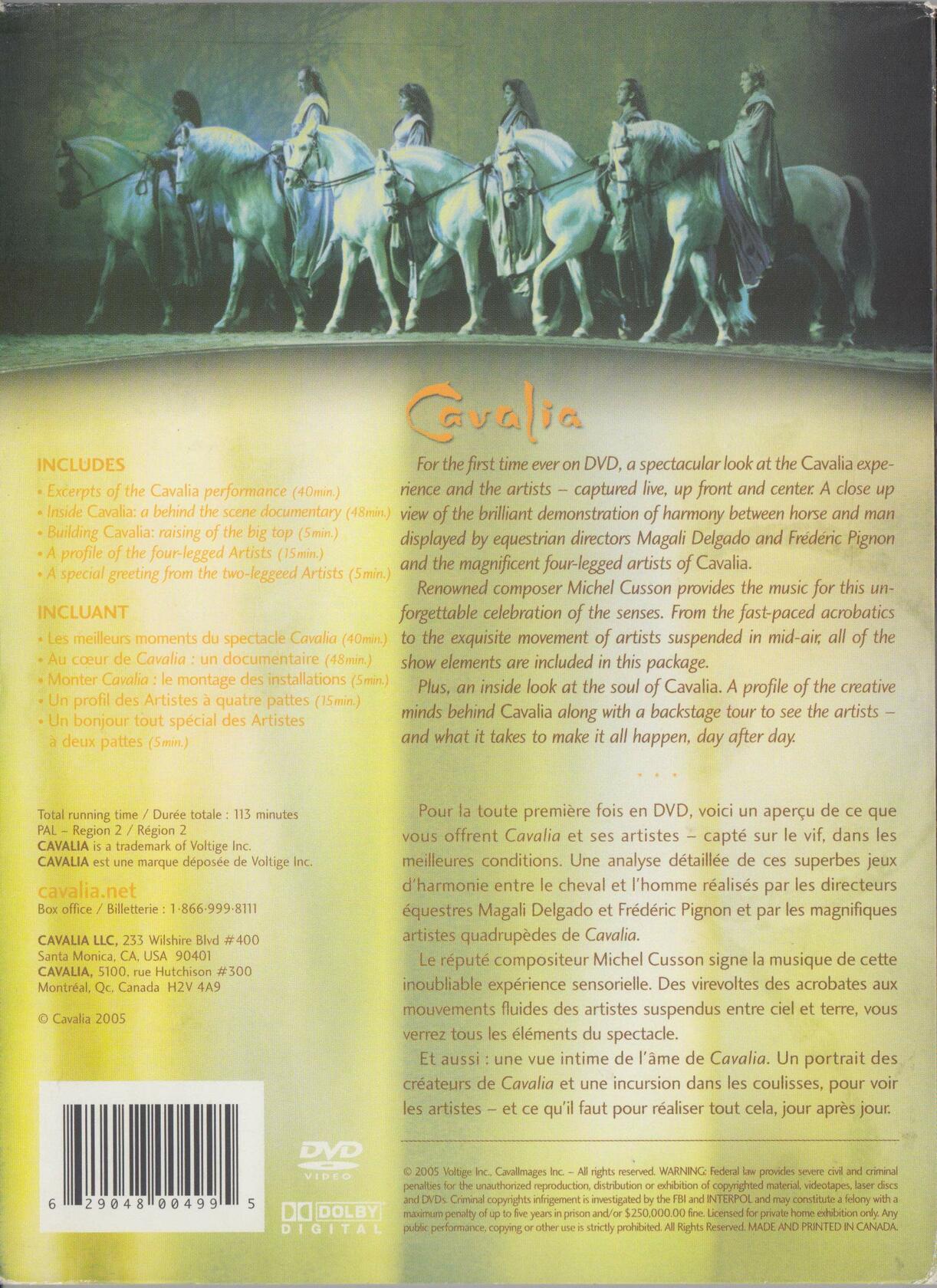 Cavalia [DVD]