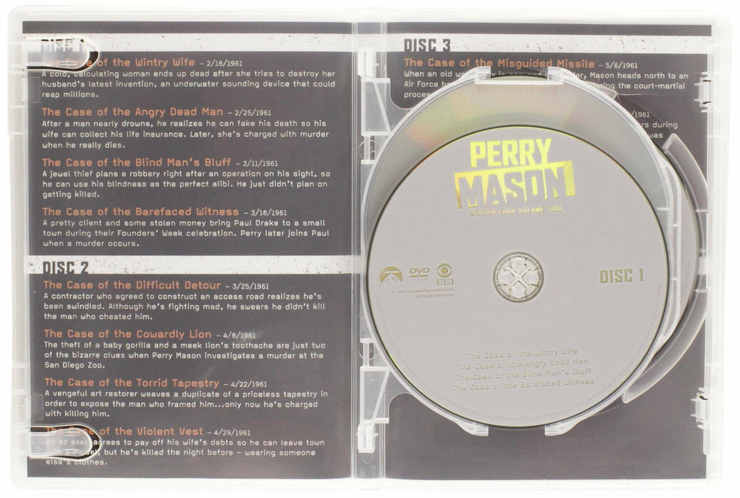 Perry Mason: Season 4, Vol. 2 [DVD] - Very Good