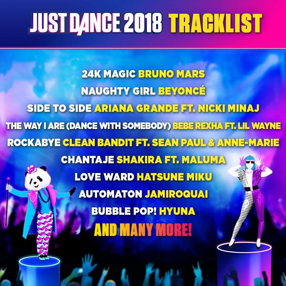 Just Dance 2018 - Wii U [video game] - Acceptable