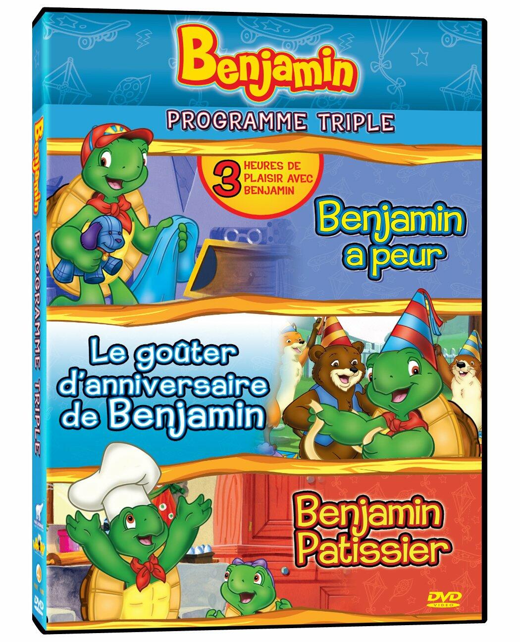 Benjamin Programme Triple - Le goûter d’anniversaire de Benjamin/Benjamin et la nuit/Benjamin Patissier
