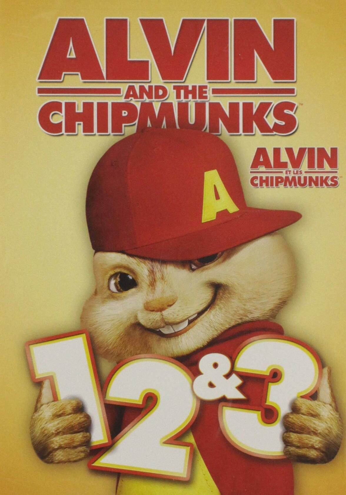 Alvin and the Chipmunks 1-3 (Bilingual) [DVD] - Very Good