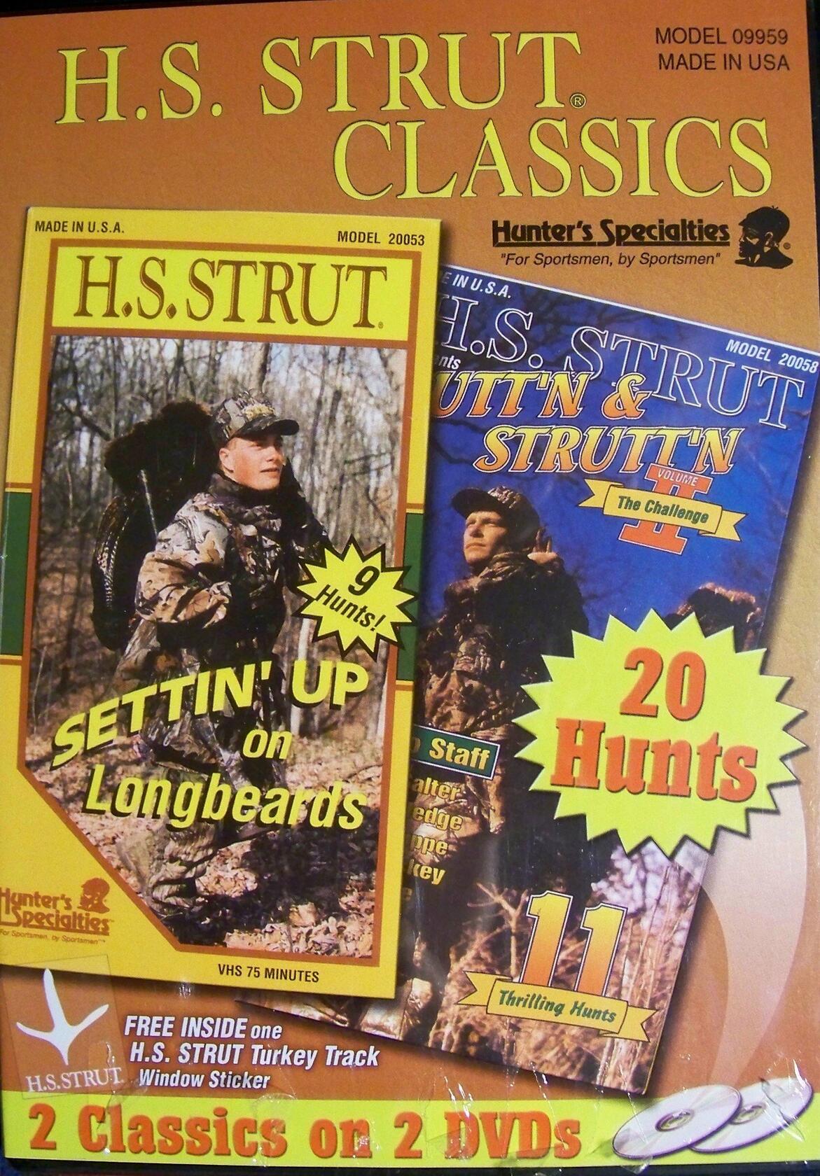 H.S. Strut Classics 2 DVD Set ! Turkey hunting DVD. [DVD] - Very Good