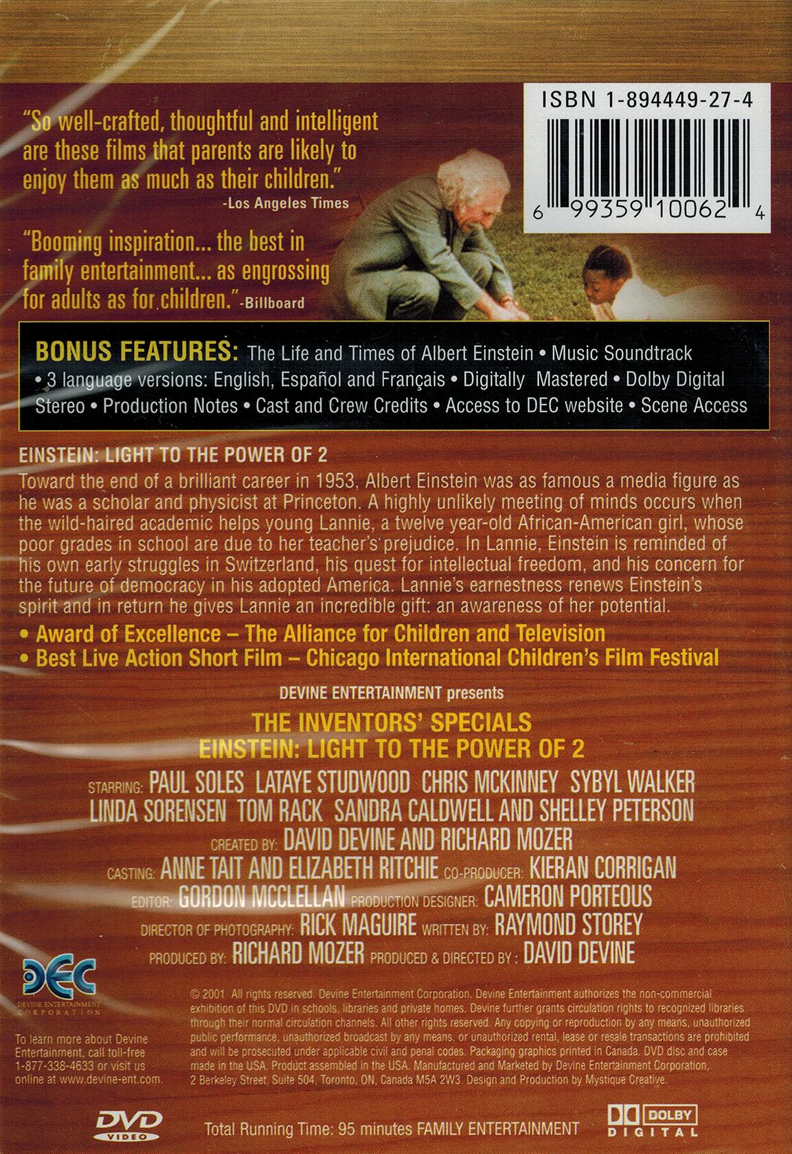 Einstein : Light to the Power of 2 (Bilingual) [DVD] - Very Good