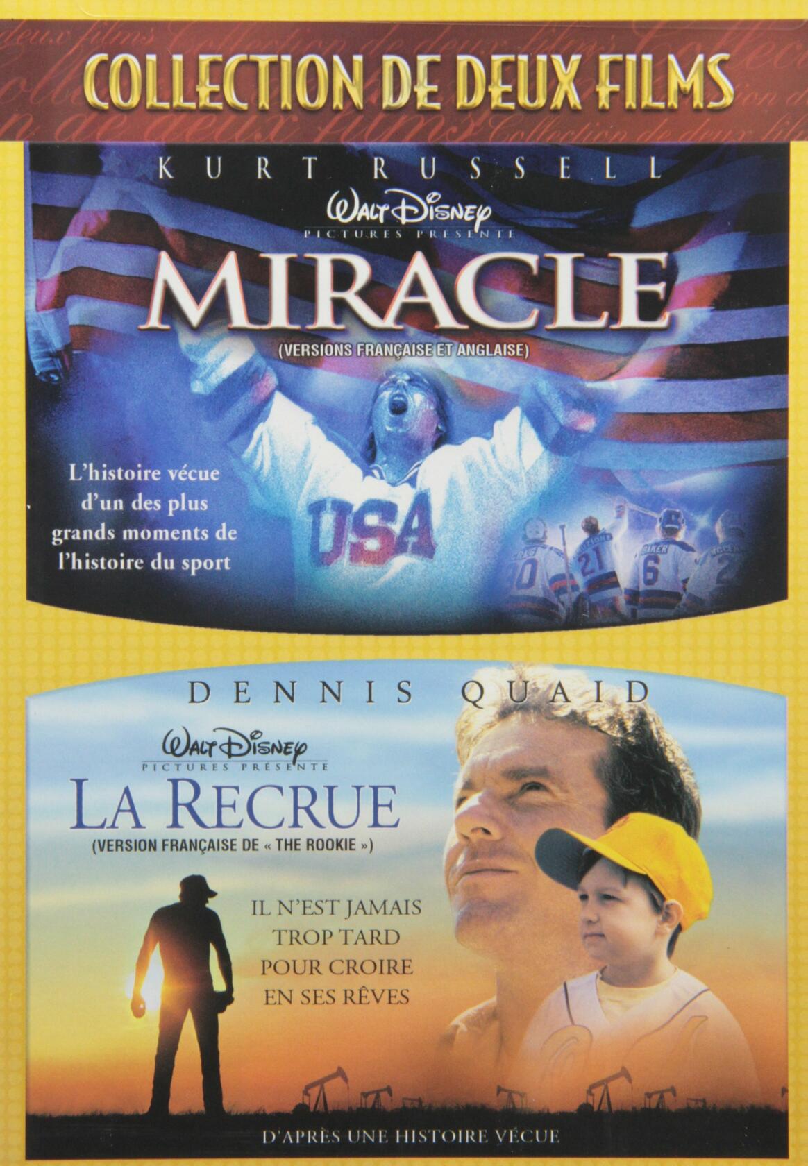 Miracle/The Rookie DVD 2-Pack (Bilingual) [DVD] - Very Good