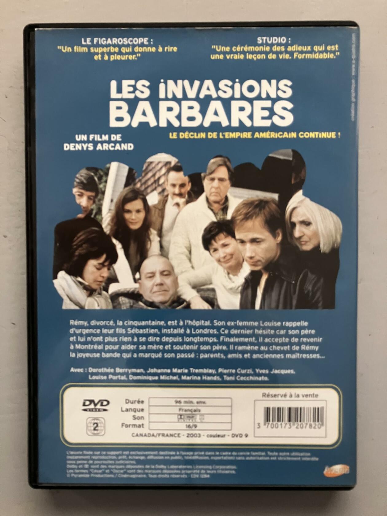 Les Invasions barbares [DVD] - Very Good