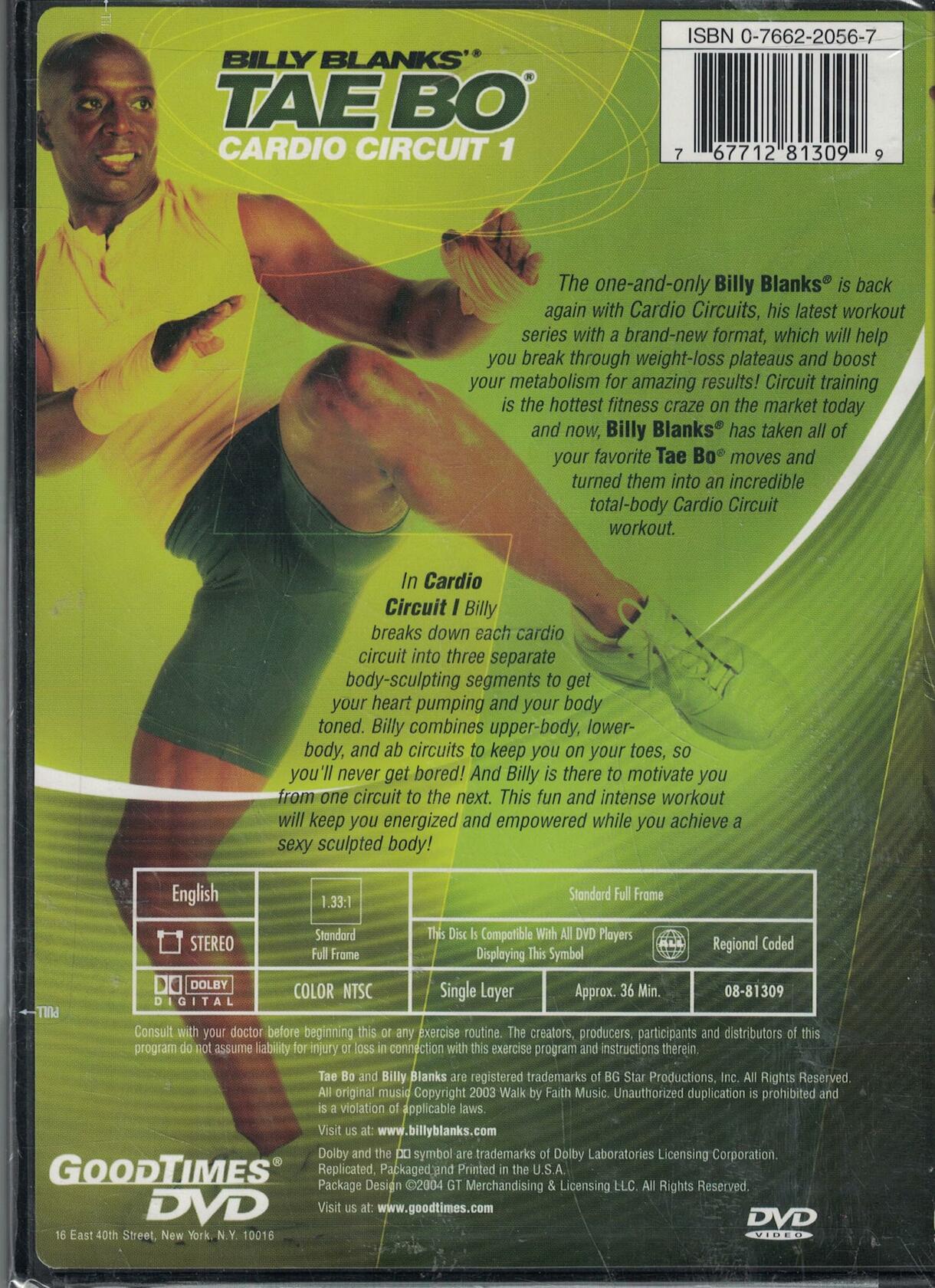 Billy Blanks' Tae Bo: Cardio Circuit, Vol. 1 [Import] [DVD]