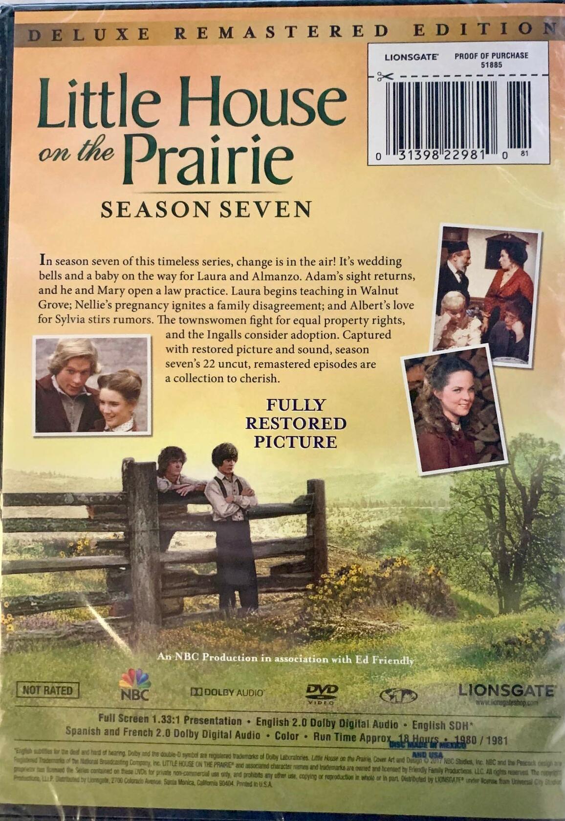 Little House on the Prairie: Season Seven [DVD] - Good
