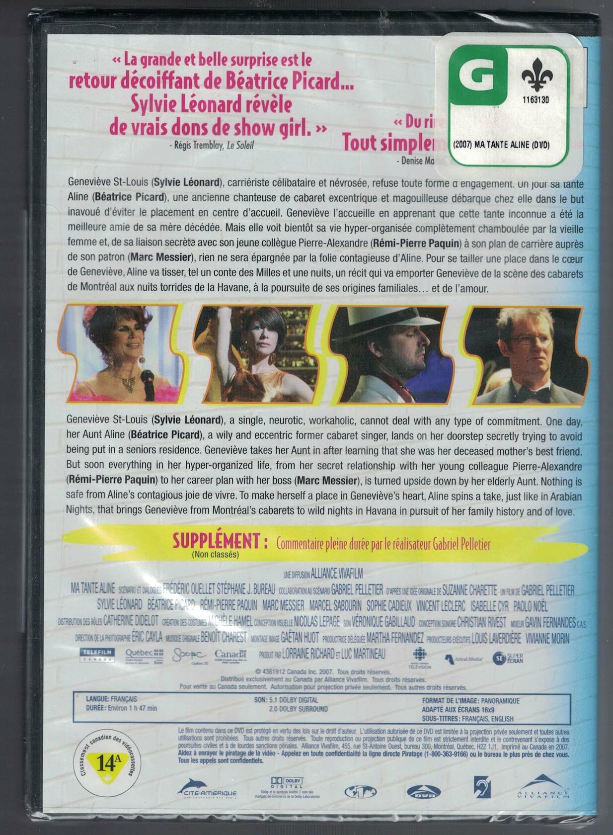 Ma Tante Aline (My Crazy Aunt) [DVD]