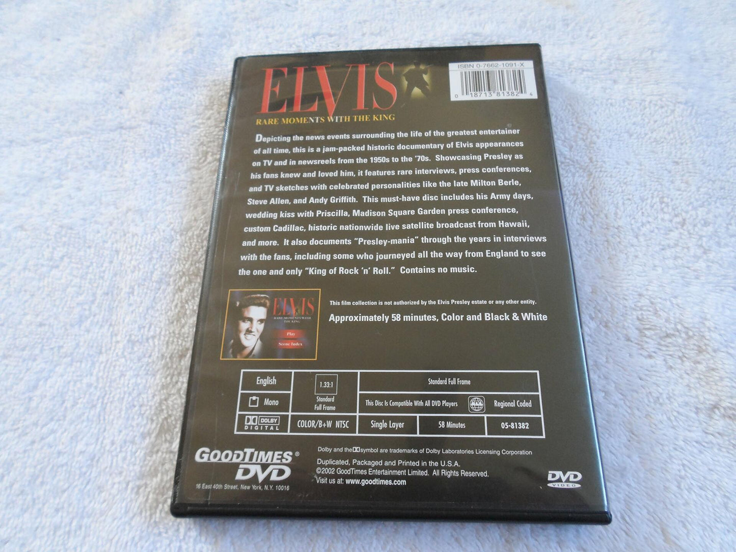 Elvis Presley - Rare Moments With the King [Import] [DVD] - Very Good