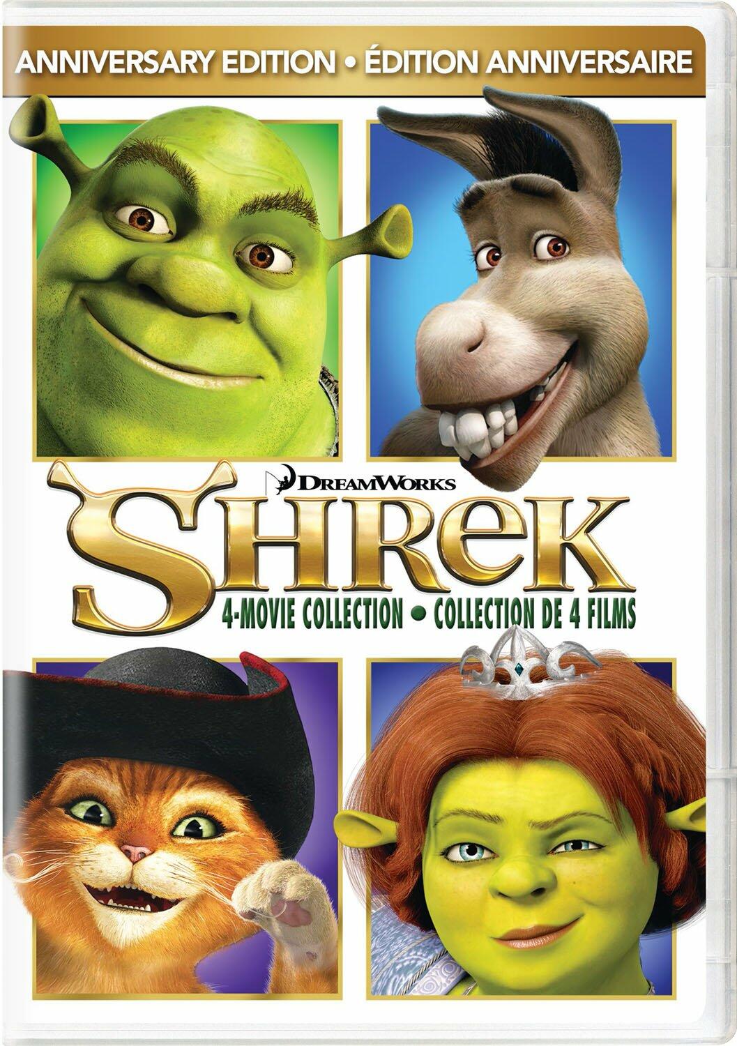 Shrek 1-4 Collection (Bilingual) [DVD] - Very Good