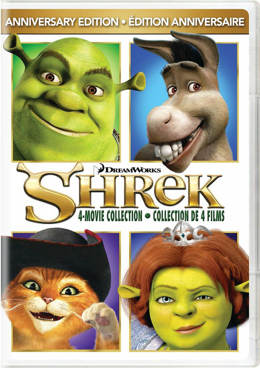 Shrek 1-4 Collection (Bilingual) [DVD] - Very Good