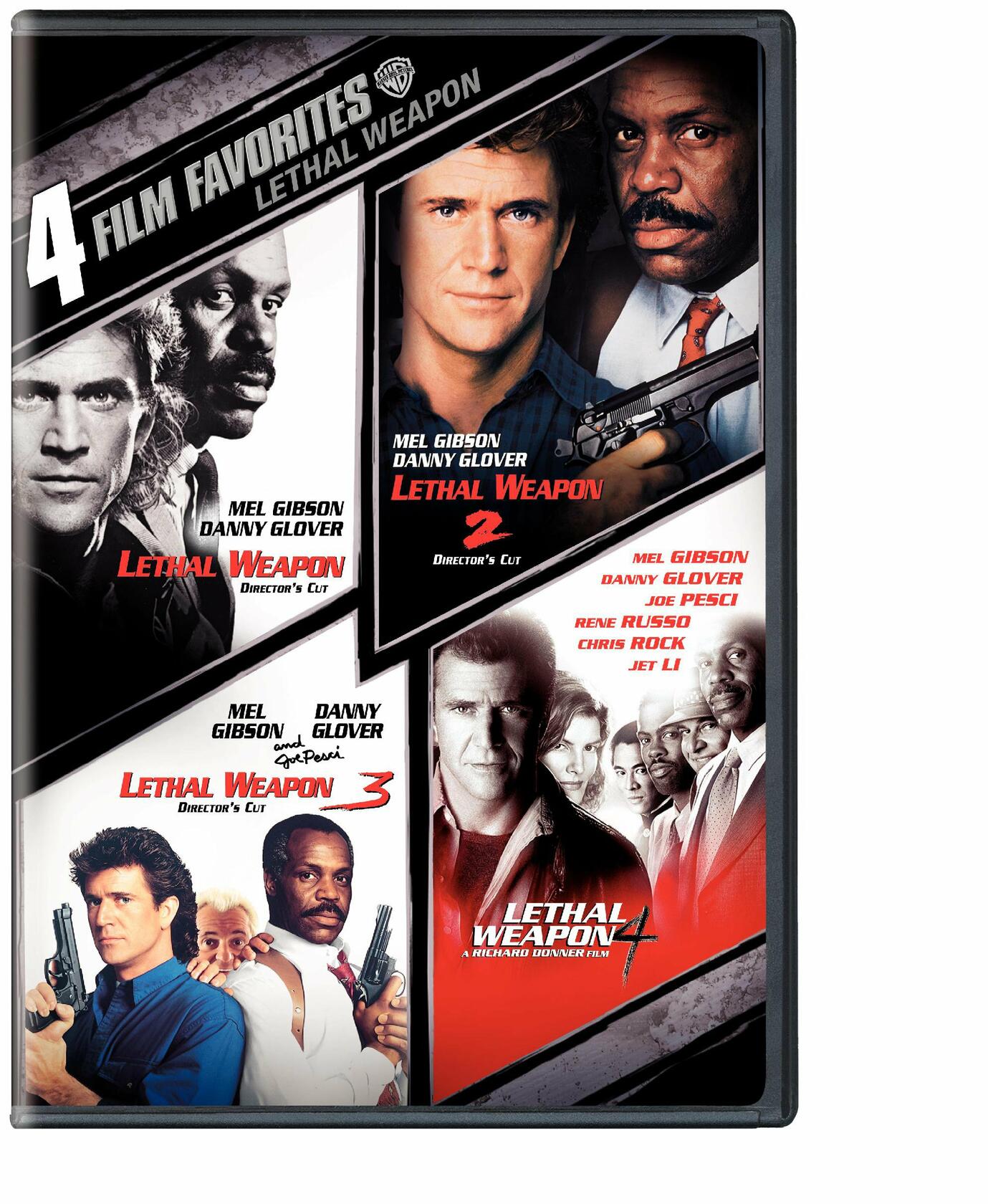 Lethal Weapon: 4 Film Favorites - Lethal Weapon 1-4 [DVD] - Very Good