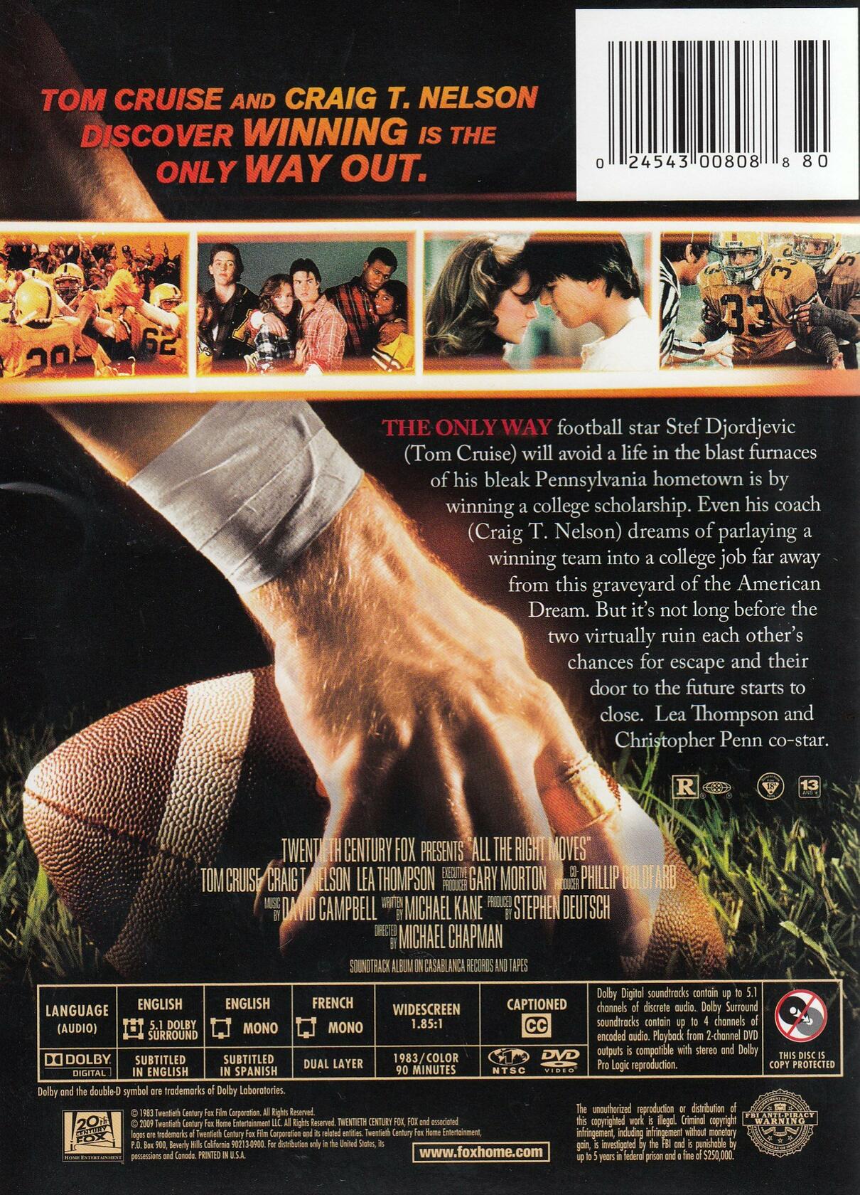 All the Right Moves (Bilingual) [DVD]