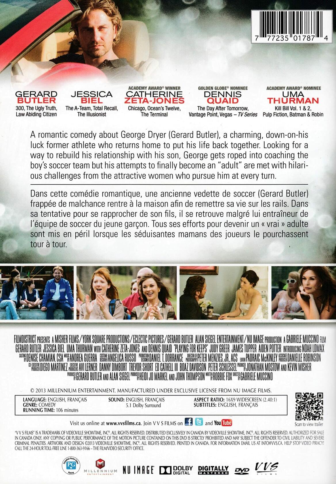 Playing for Keeps / L'Amour en Jeu (Bilingual) [DVD]