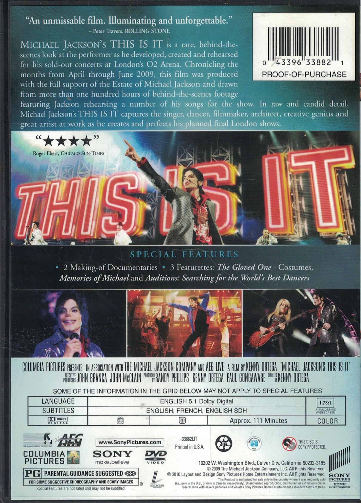 Michael Jackson's This Is It (Sous-titres français)