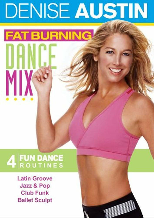 Denise Austin: Fat Burning Dance Mix [DVD] - Very Good