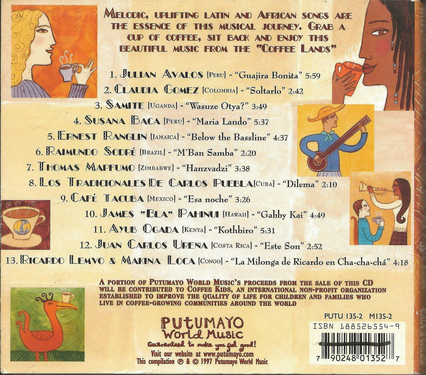 Music from the Coffee Lands CD [Audio CD] Various - Good