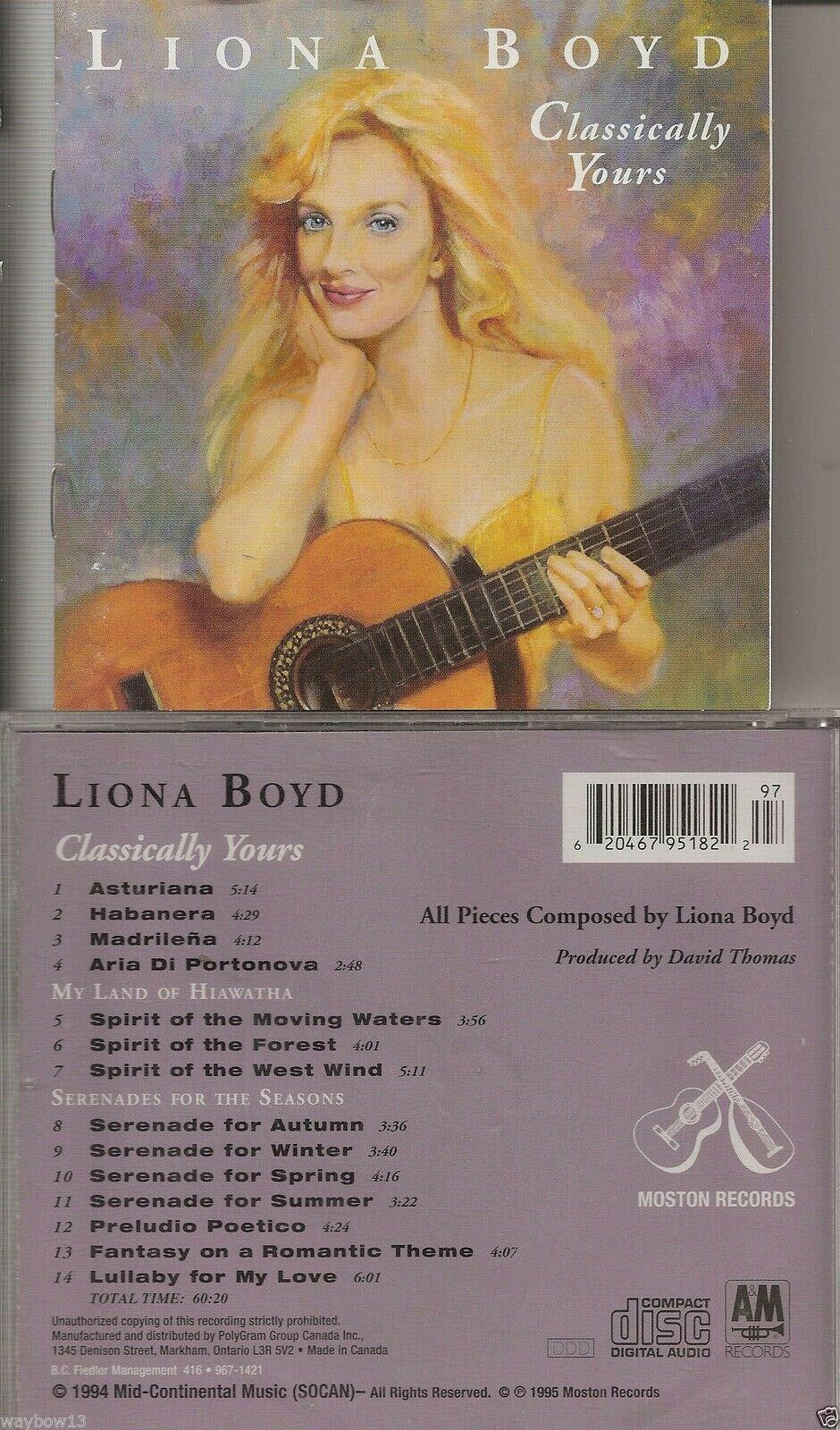 Classically Yours [Audio CD] Boyd, Liona - Very Good