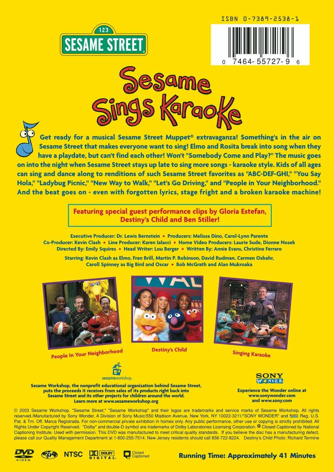 Sesame Street: Sesame Sings Karaoke [DVD] - Very Good