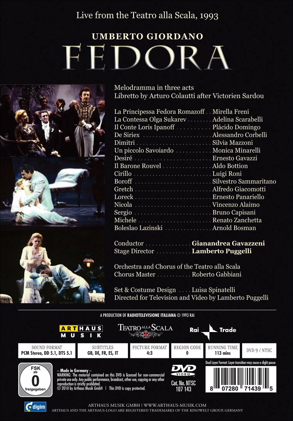 Fedora [DVD] - Very Good