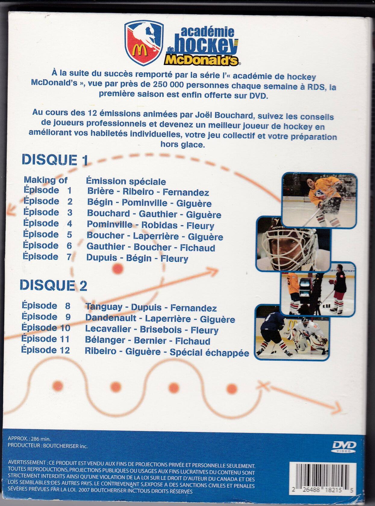 Academie De Hockey Mcdonalds S [DVD] - Good