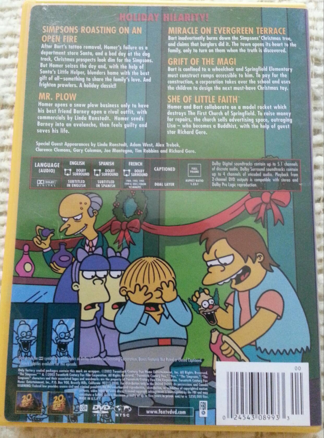 The Simpsons: Christmas [DVD] - Good