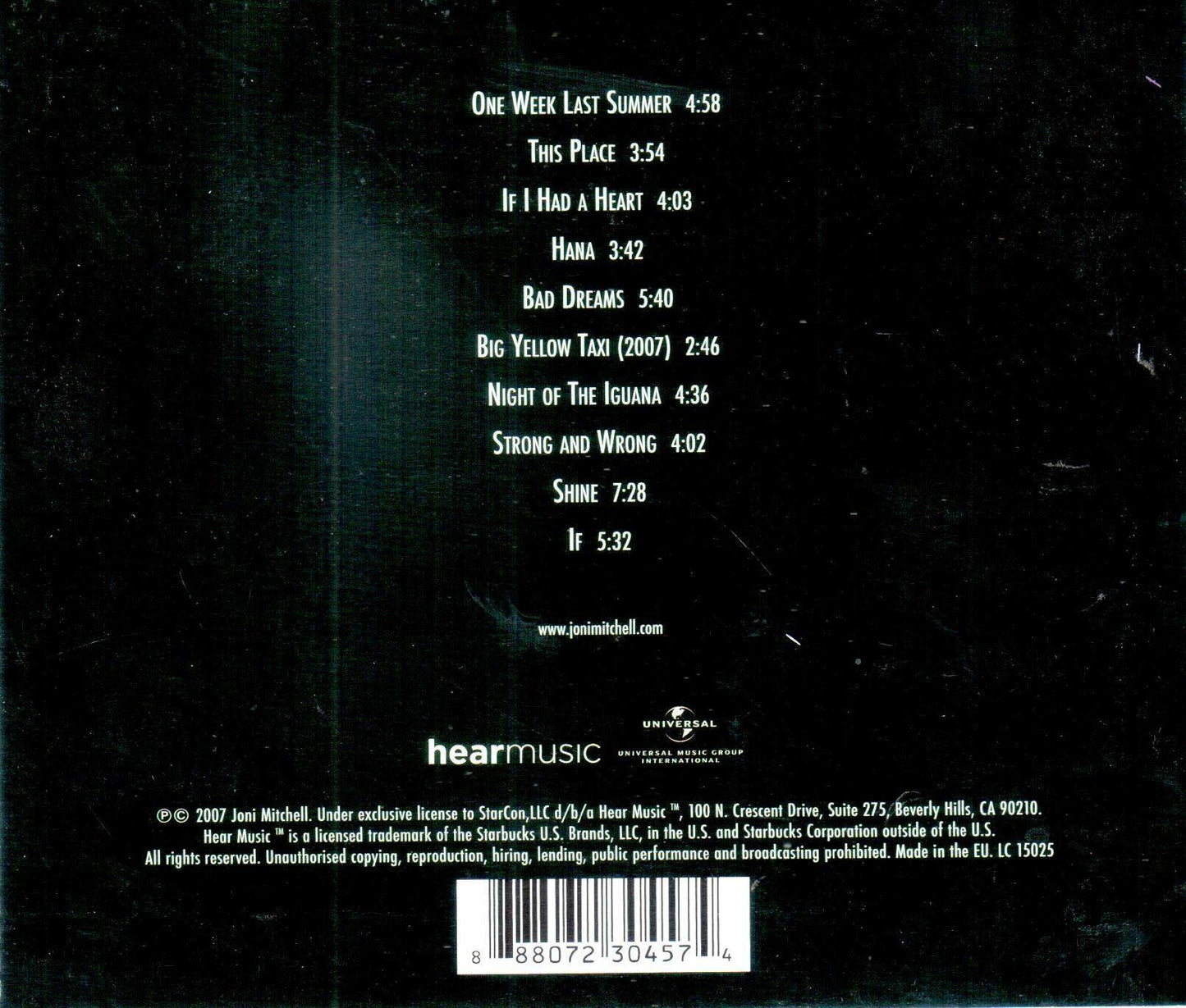 Shine [Audio CD] MITCHELL,JONI - Good