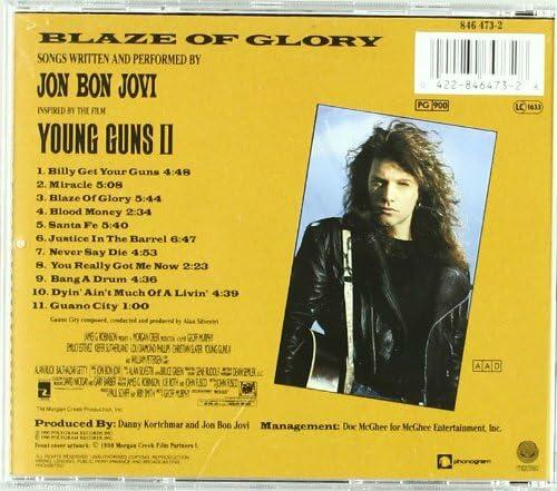 Blaze of Glory (Young Guns II) [Audio CD] Jon Bon Jovi - Very Good