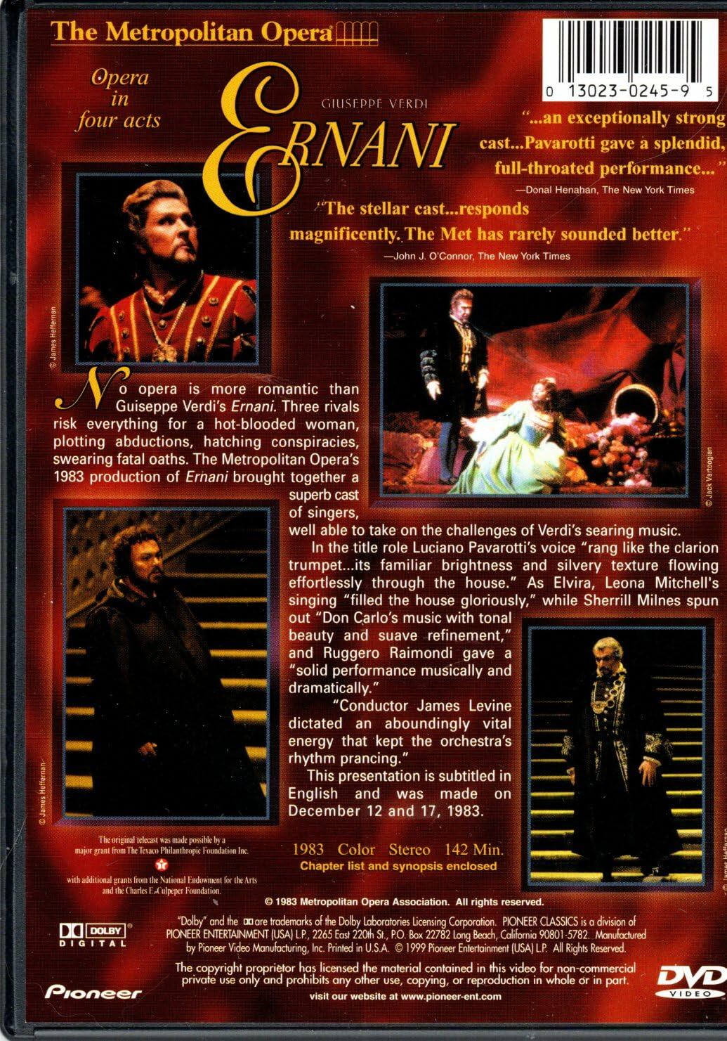 Verdi: Ernani [Import] [DVD] - Very Good
