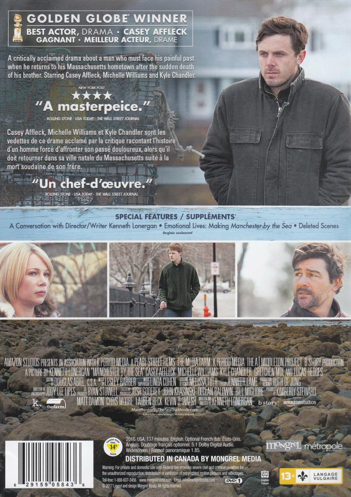 Manchester By The Sea [DVD] - Very Good