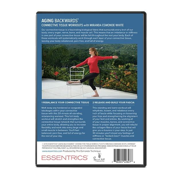ESSENTRICS Aging Backwards: Connective Tissue Workouts with Miranda Esmonde-White [DVD] - Very Good