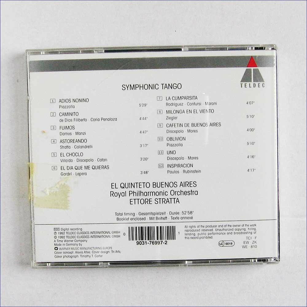 Symphonic Tango [Audio CD] STRATTA ETTORE - Very Good
